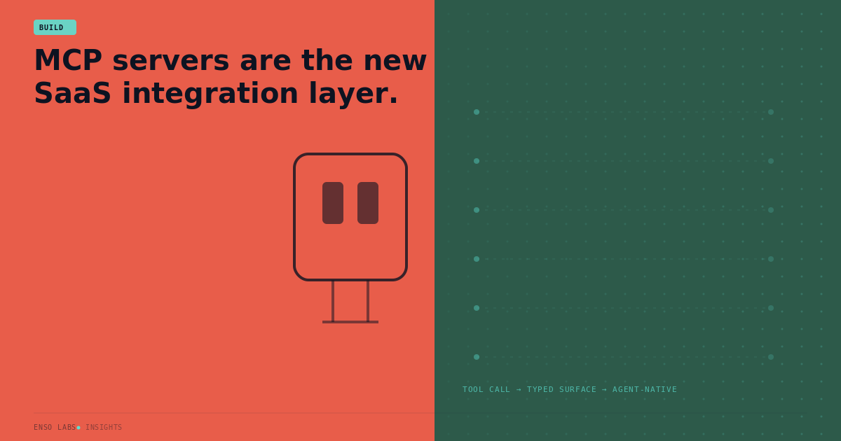 MCP servers are the new SaaS integration layer.